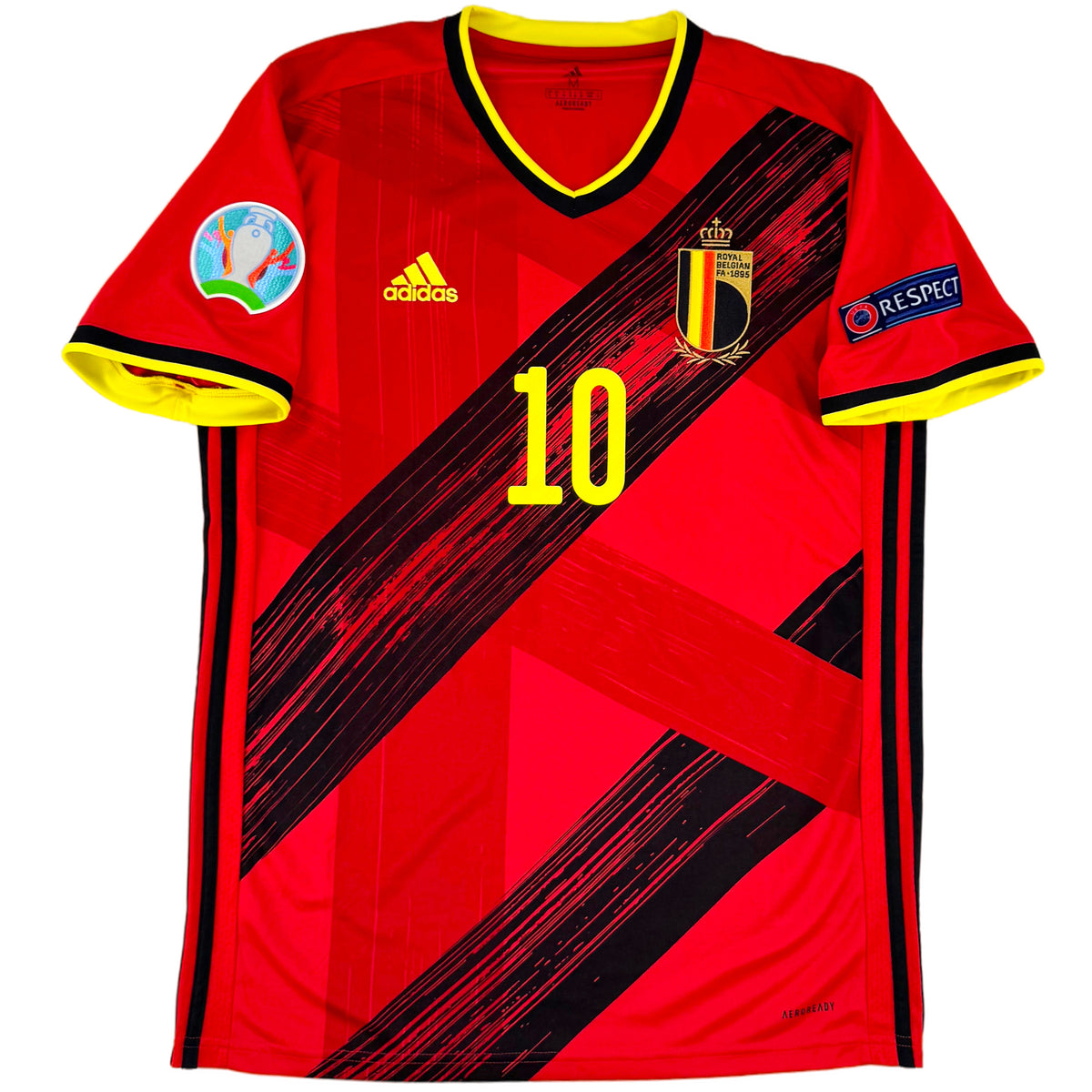 2020 België EK Thuis Shirt Hazard - Oldschool Voetbalshirts