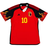 2022 België WK Thuis Shirt Hazard - Nieuw - (XL) - Oldschool Voetbalshirts
