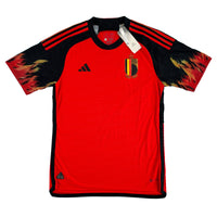 WK 2022 België Authentic Thuis Shirt - 10/10 - (M) - Oldschool Voetbalshirts