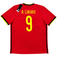 2020 België EK Thuis Shirt Lukaku #9 - 10/10 - (L) - Oldschool Voetbalshirts
