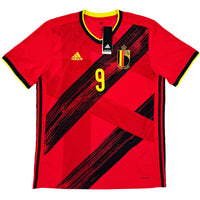 2020 België EK Thuis Shirt Lukaku #9 - 10/10 - (L) - Oldschool Voetbalshirts