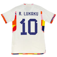 Belgium - Away Shirt - LUKAKU #10 - 2022 World Cup - Size M - Heat.RDY - 10/10