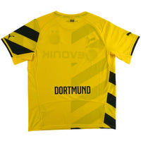2014-15 Dortmund Thuis Shirt - 10/10 - (L) - Oldschool Voetbalshirts