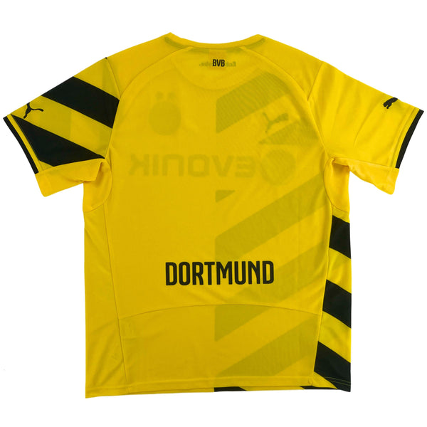 2014-15 Dortmund Thuis Shirt - 10/10 - (L) - Oldschool Voetbalshirts