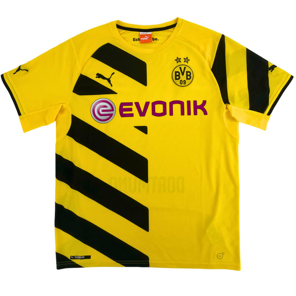 2014-15 Dortmund Thuis Shirt - 10/10 - (L) - Oldschool Voetbalshirts