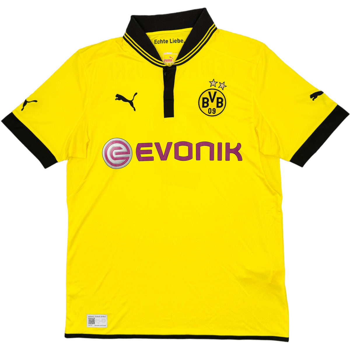 2012-13 Borussia Dortmund Thuis Shirt Lewandowski - Oldschool Voetbalshirts