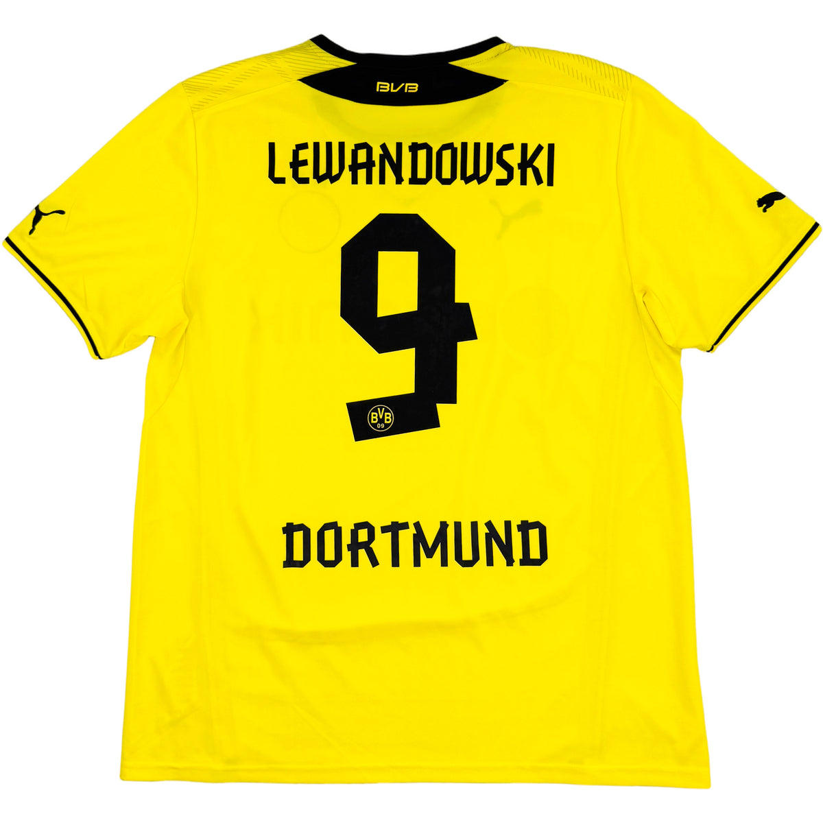 2013-14 Borussia Dortmund Thuis Shirt Lewandowski - Oldschool Voetbalshirts