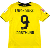 2013-14 Borussia Dortmund Thuis Shirt Lewandowski - Oldschool Voetbalshirts