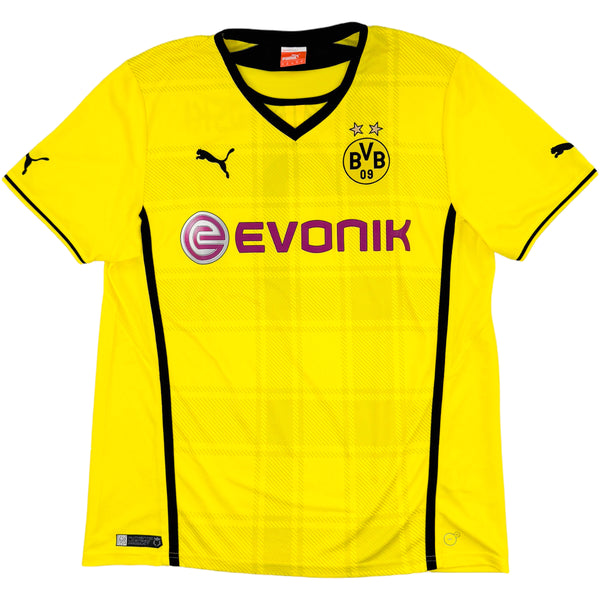 2013-14 Borussia Dortmund Thuis Shirt Lewandowski - Oldschool Voetbalshirts