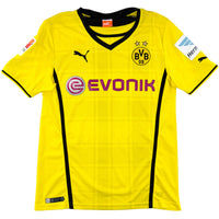 2013-14 Borussia Dortmund Thuis Shirt Lewandowski - Oldschool Voetbalshirts