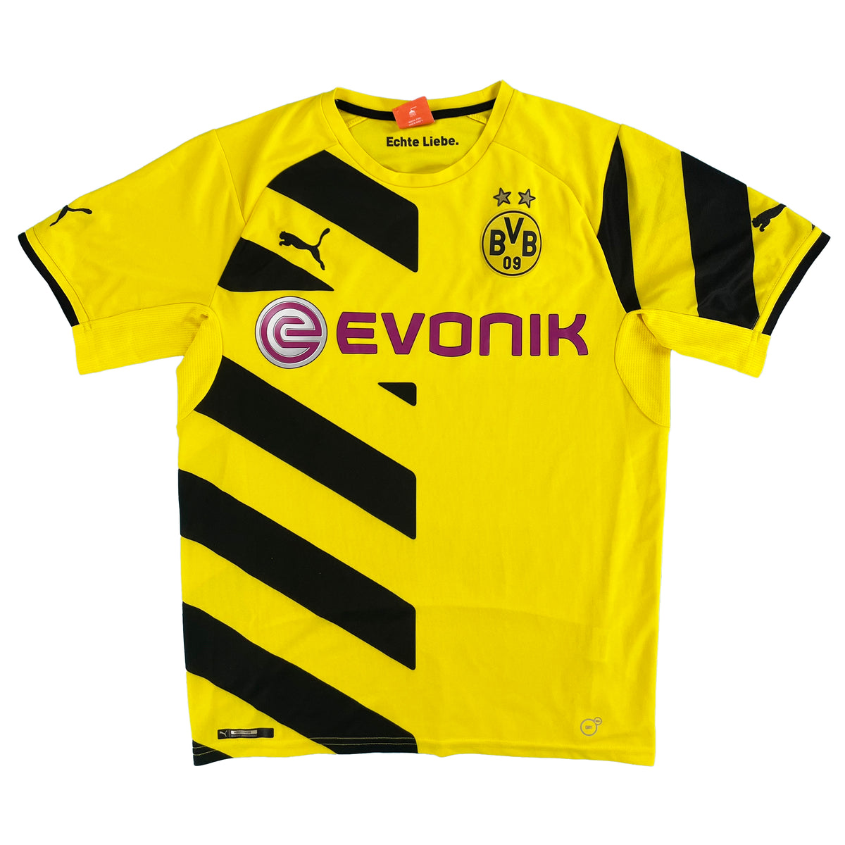 2014-15 Borussia Dortmund Thuis Shirt - 9/10 - (M) - Oldschool Voetbalshirts