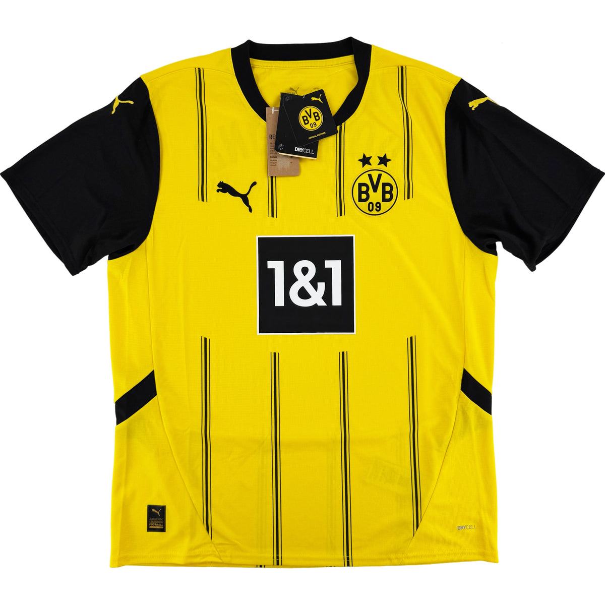 2024-25 Borussia Dortmund Thuis Shirt - Nieuw - (L) - Oldschool Voetbalshirts