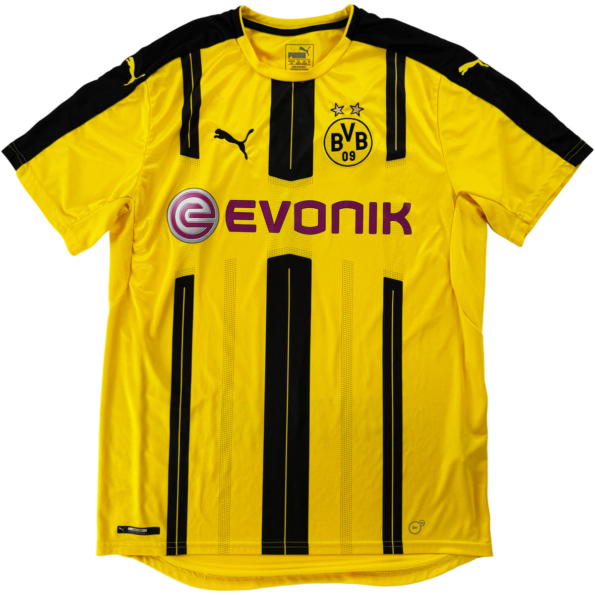 2016-17 Borussia Dortmund Thuis Shirt Dembele #7 - 8/10 - (M) - Oldschool Voetbalshirts