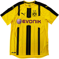 2016-17 Borussia Dortmund Thuis Shirt Dembele #7 - 8/10 - (M) - Oldschool Voetbalshirts