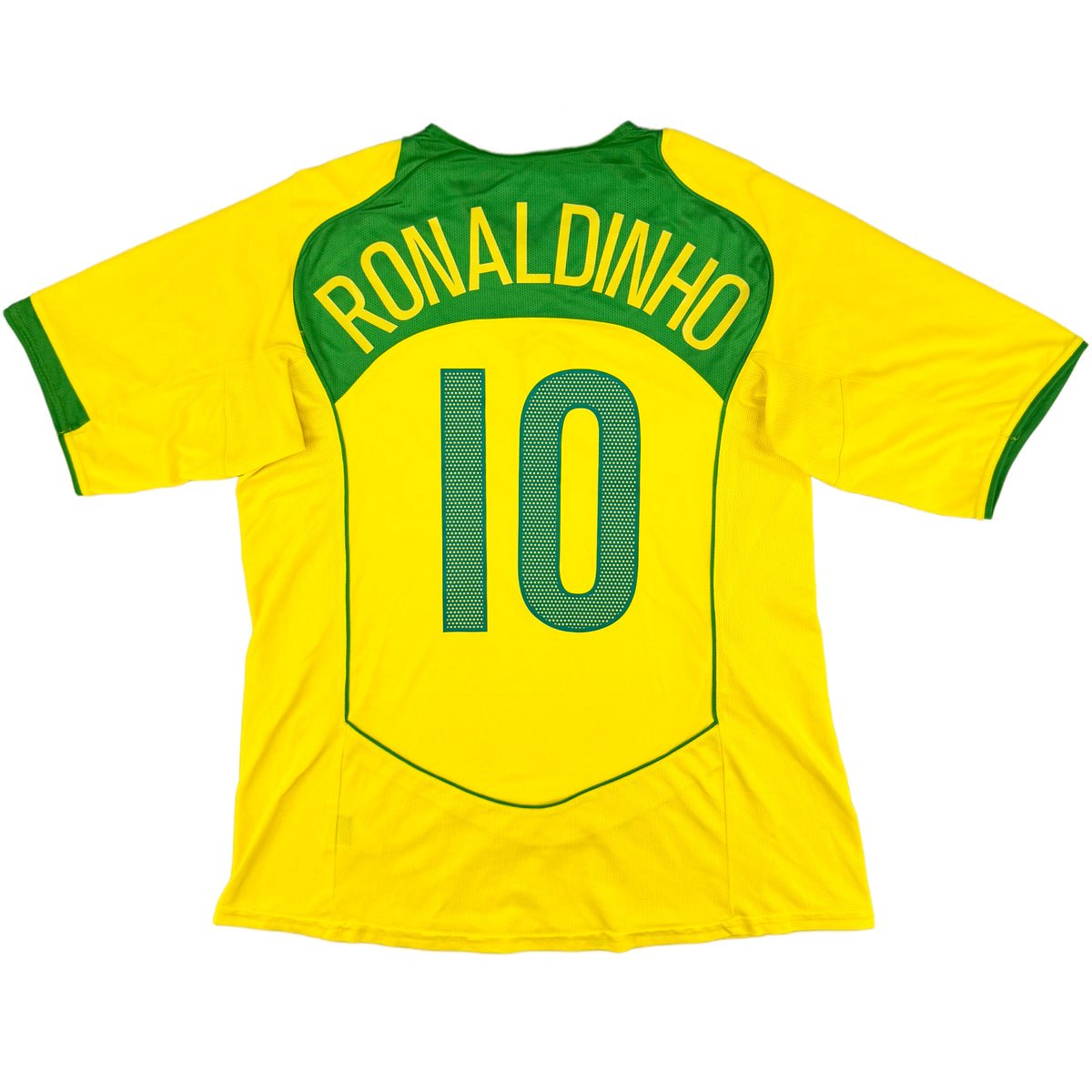 2004-06 Brazilië Thuis Shirt Ronaldinho - Oldschool Voetbalshirts