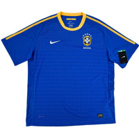 2010 Brazilië WK Uit Shirt - Nieuw - (XL) - Oldschool Voetbalshirts