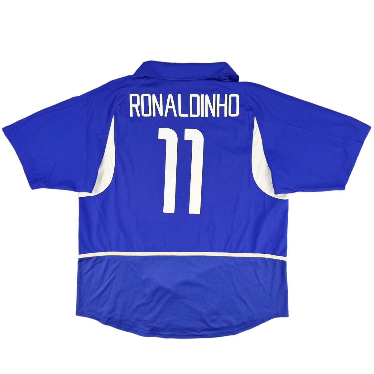 2002 Brazilie WK Uit Shirt Ronaldinho - Oldschool Voetbalshirts