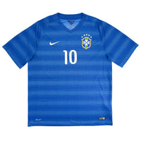 2014 Brazilië WK Uit Shirt Neymar - Oldschool Voetbalshirts