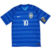 2014 Brazilië WK Uit Shirt Neymar - Oldschool Voetbalshirts