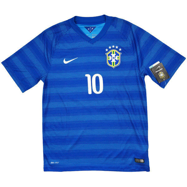 2014 Brazilië WK Uit Shirt Neymar - Oldschool Voetbalshirts