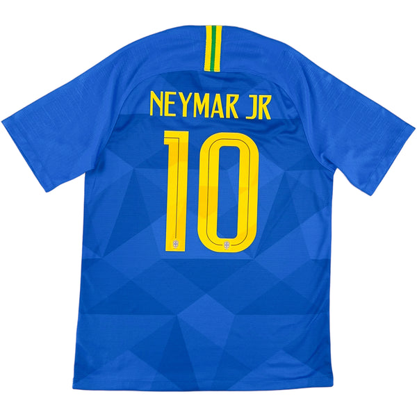 2018 Brazilië WK Uit Shirt Neymar - Oldschool Voetbalshirts