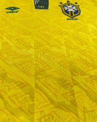 Brazil - Home Shirt - 1991/93 - Size L - 8/10
