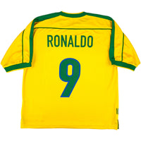 1998 Brazilië WK Thuis Shirt Ronaldo