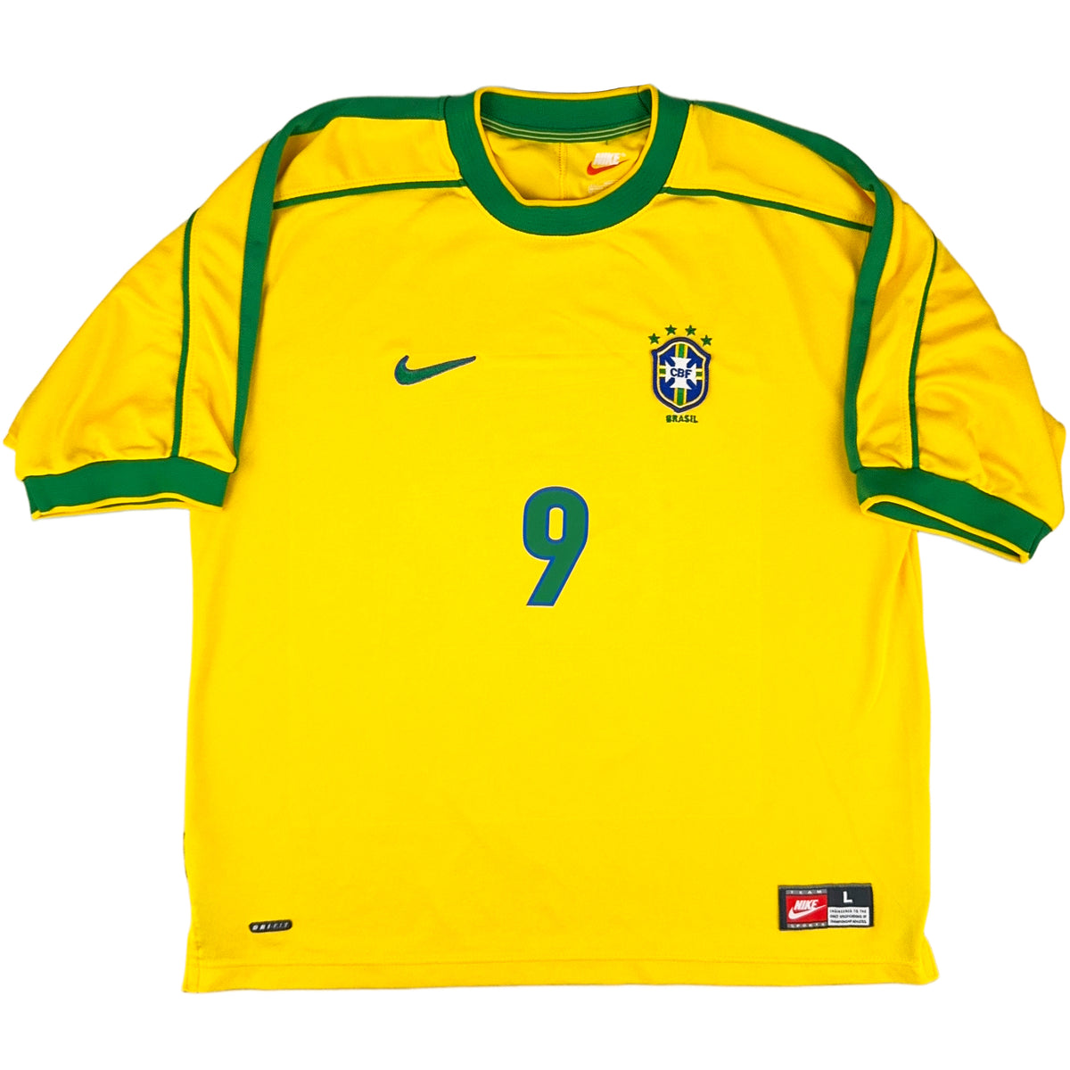 1998 Brazilië WK Thuis Shirt Ronaldo