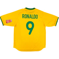 2000-02 Brazilië Thuis Shirt Ronaldo