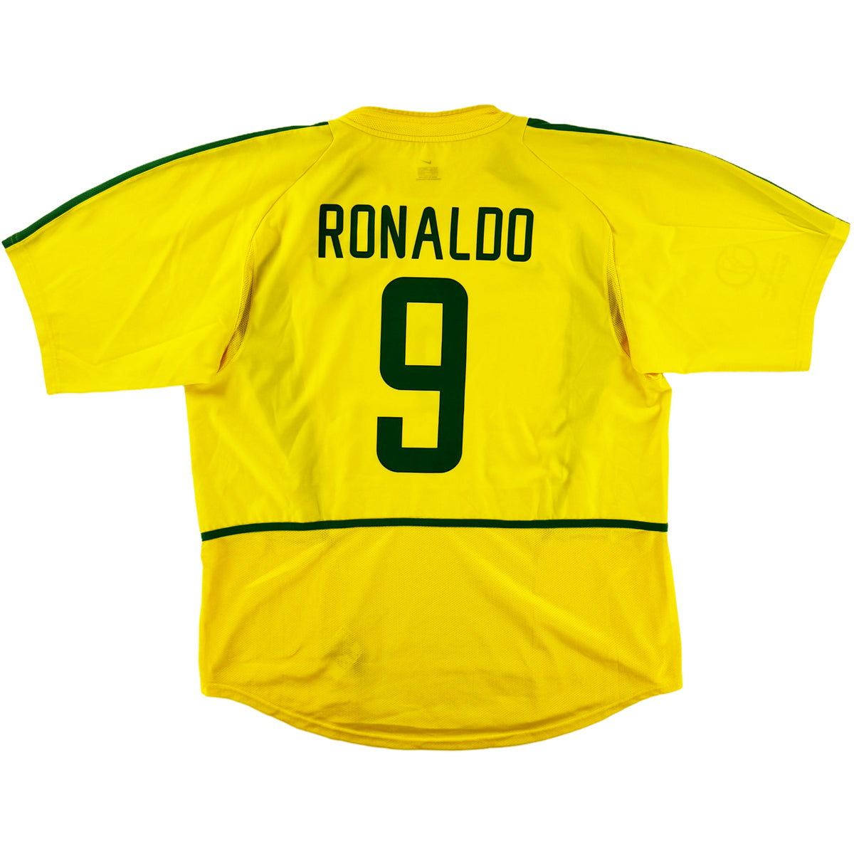 2002 Brazilië WK Thuis Shirt Ronaldo - Oldschool Voetbalshirts