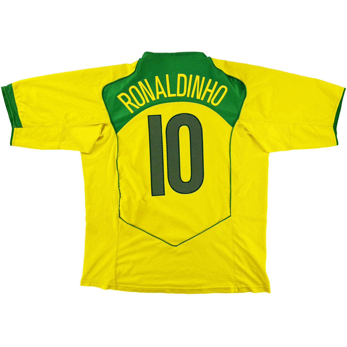 2004-06 Brazilië Thuis Shirt Ronaldinho - Oldschool Voetbalshirts