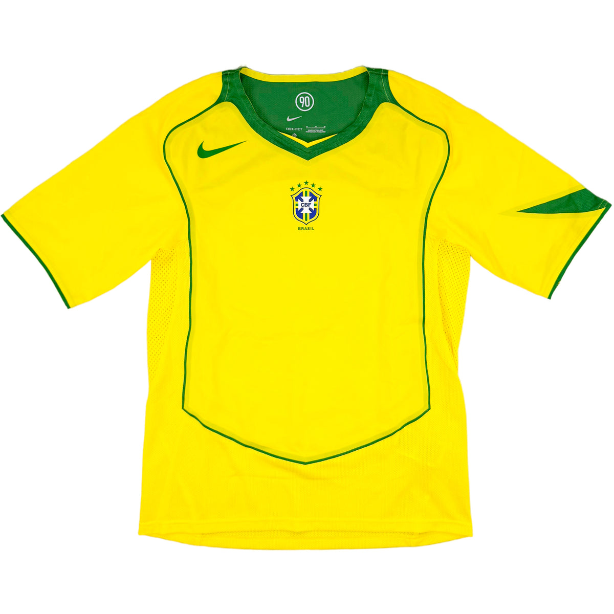 2004 Brazilie Thuis Shirt - Oldschool Voetbalshirts
