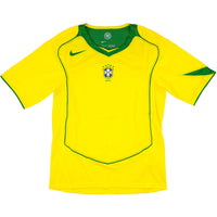 2004 Brazilie Thuis Shirt - Oldschool Voetbalshirts
