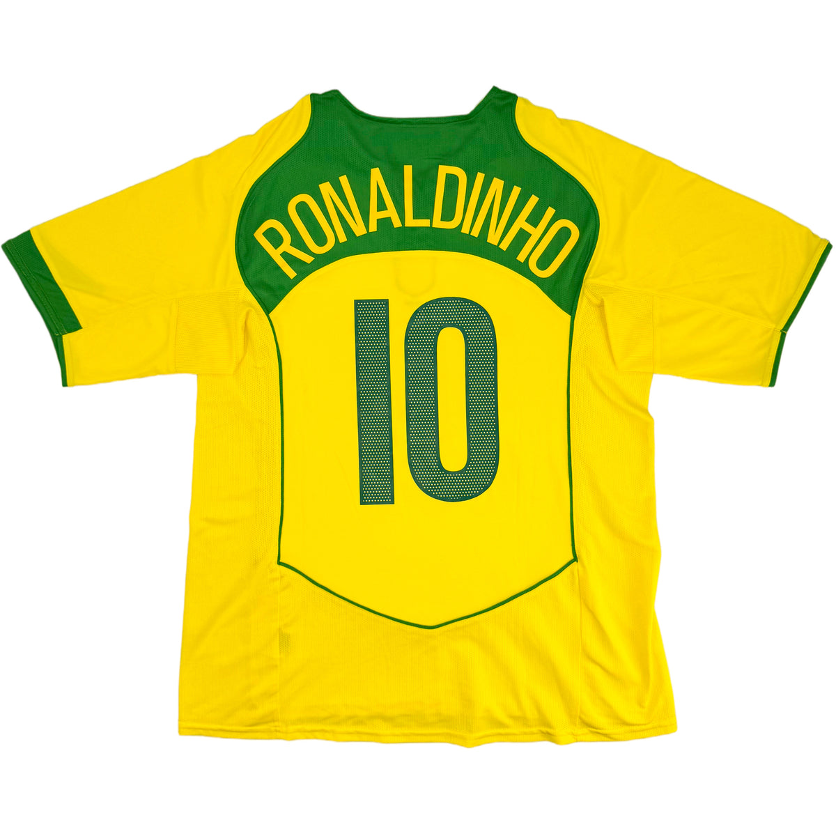 2004-06 Brazilië Thuis Shirt Ronaldinho - Oldschool Voetbalshirts