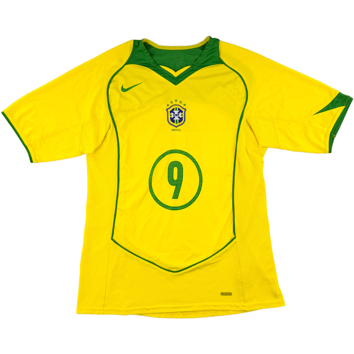 2004-06 Brazilië Thuis Shirt Ronaldo - Oldschool Voetbalshirts