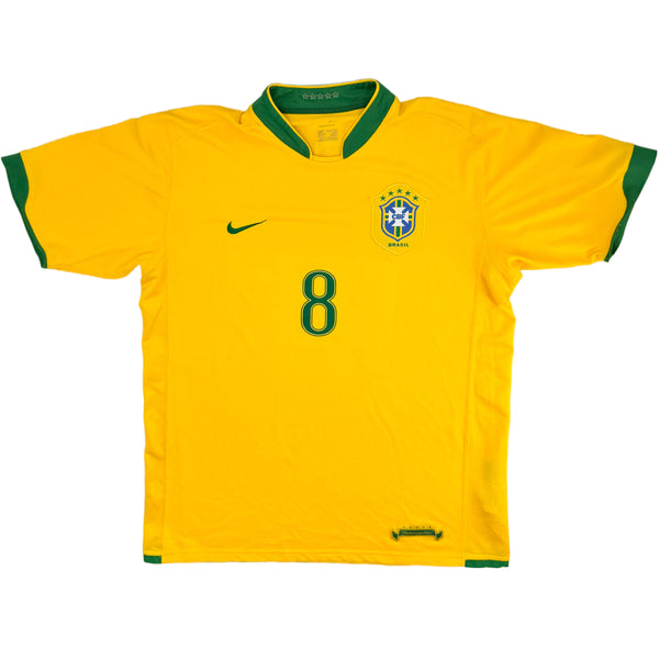 2006 Brazilië WK Thuis Shirt Kaká - Oldschool Voetbalshirts