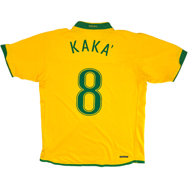 2006 Brazilië WK Thuis Shirt Kaká - Oldschool Voetbalshirts