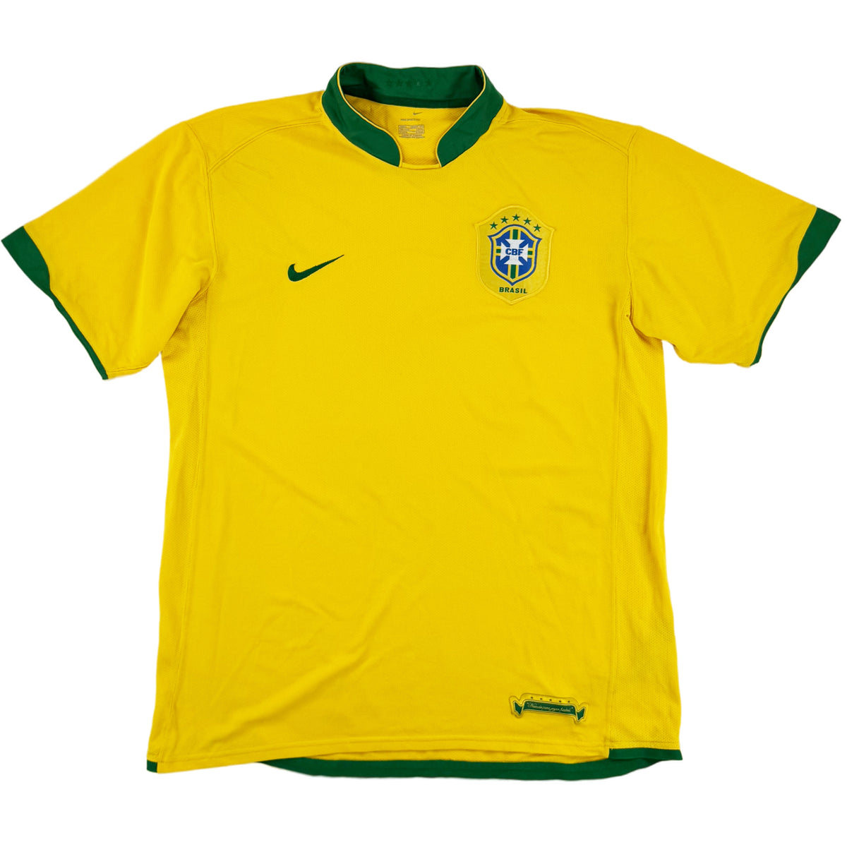 2006 Brazilië WK Thuis Shirt - 9/10 - (L) - Oldschool Voetbalshirts