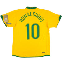 2006 Brazil World Cup Home Shirt Ronaldinho