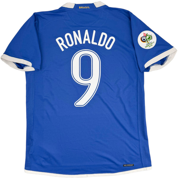 2006 Brazilië WK Uit Shirt Ronaldo - Oldschool Voetbalshirts