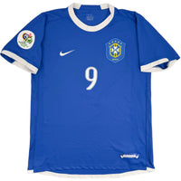 2006 Brazilië WK Uit Shirt Ronaldo - Oldschool Voetbalshirts