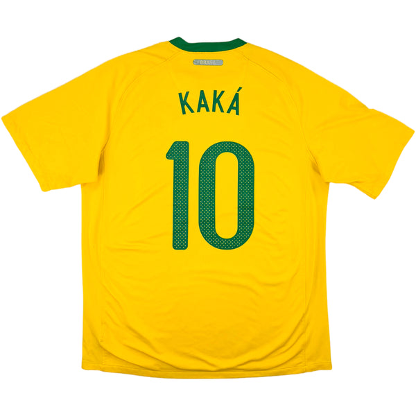 2010 Brazilië WK Thuis Shirt Kaka - Oldschool Voetbalshirts