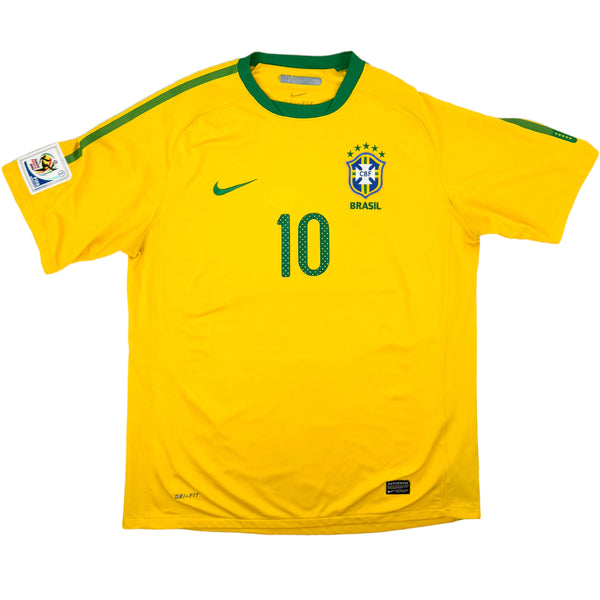 2010 Brazilië WK Thuis Shirt Kaka - Oldschool Voetbalshirts