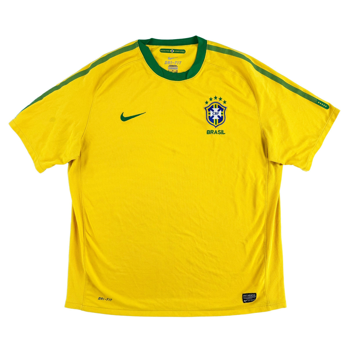 Brazil - Home Shirt - 2010 World Cup - Size XL - 7/10