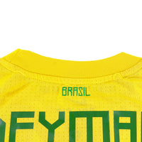 2011-12 Brazilië Thuis Shirt Neymar - 8/10 - (S) - Oldschool Voetbalshirts