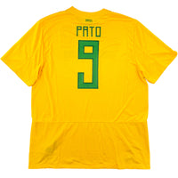 2011-12 Brazilie Thuis Shirt Pato - Oldschool Voetbalshirts