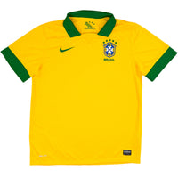 2013 Brazilië Thuis Shirt - Oldschool Voetbalshirts