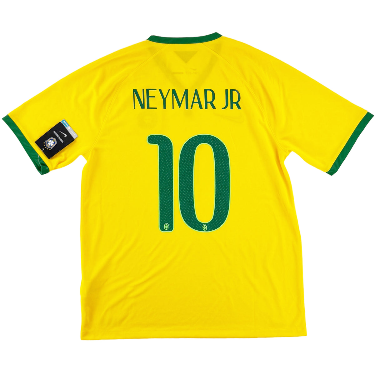 2014 Brazilië WK Thuis Shirt Neymar - Oldschool Voetbalshirts
