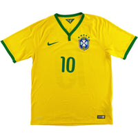2014 Brazilië WK Thuis Shirt Neymar - Oldschool Voetbalshirts