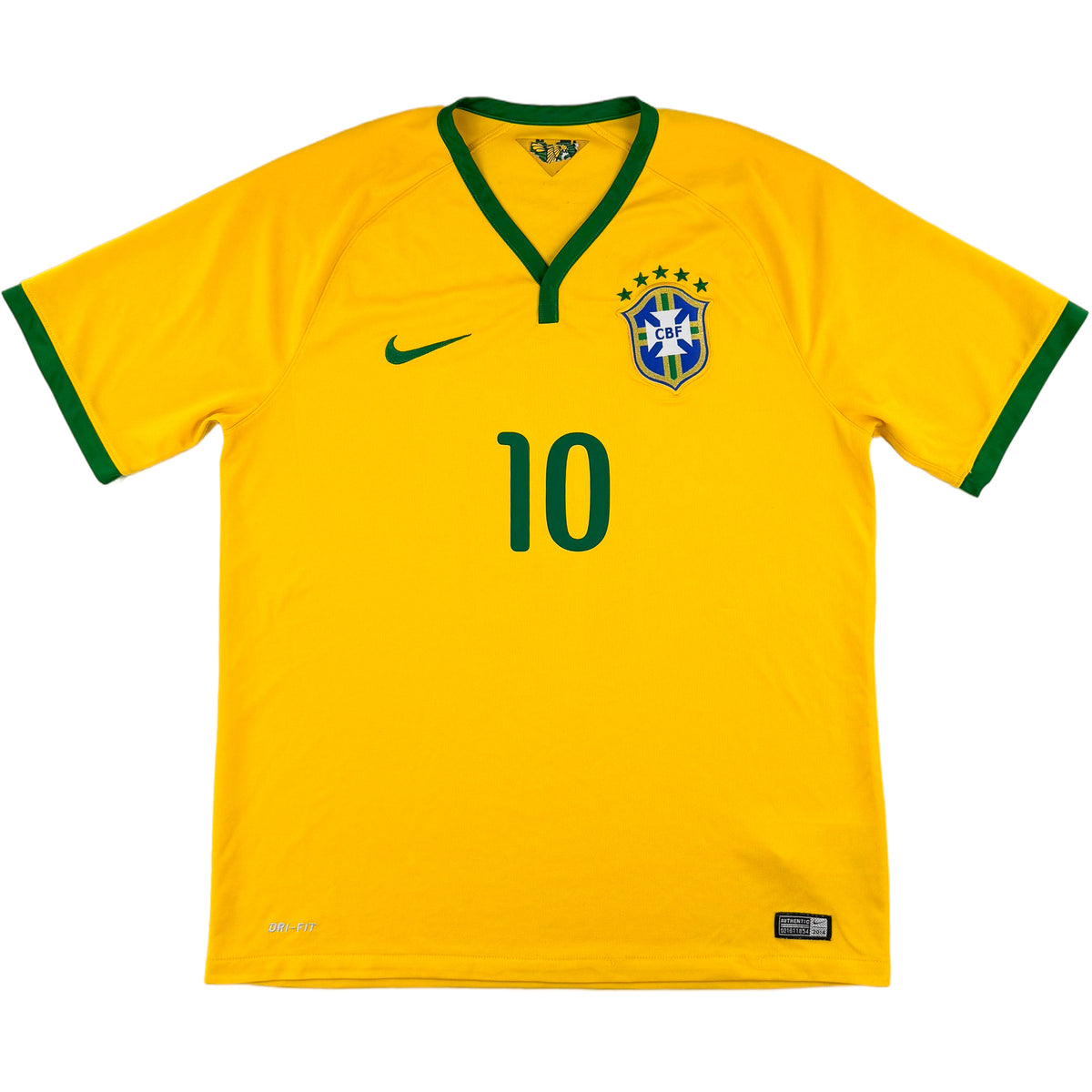 2014 Brazilië WK Thuis Shirt Neymar - Oldschool Voetbalshirts